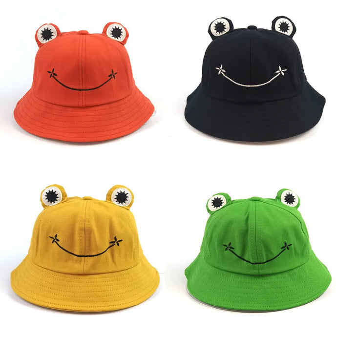 Child-Parents Frog Bucket Hat