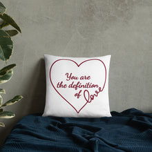 Load image into Gallery viewer, The Definition of LOVE Pillow