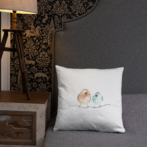 Love Birds Throw Pillow