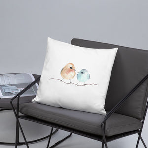 Love Birds Throw Pillow