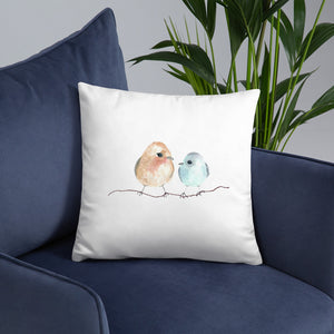 Love Birds Throw Pillow