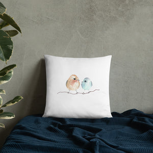 Love Birds Throw Pillow