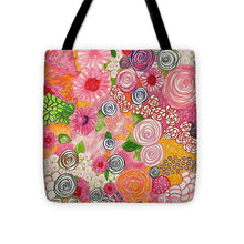 Load image into Gallery viewer, Happy Little Flowers - Tote Bag