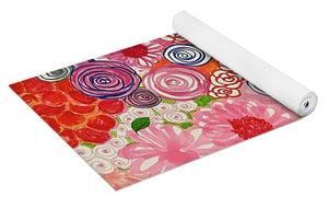 Happy Little Flowers - Yoga Mat