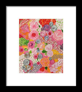 Happy Little Flowers - Framed Print
