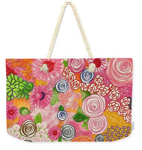 Load image into Gallery viewer, Happy Little Flowers - Weekender Tote Bag