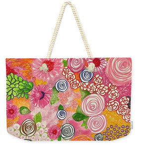 Happy Little Flowers - Weekender Tote Bag