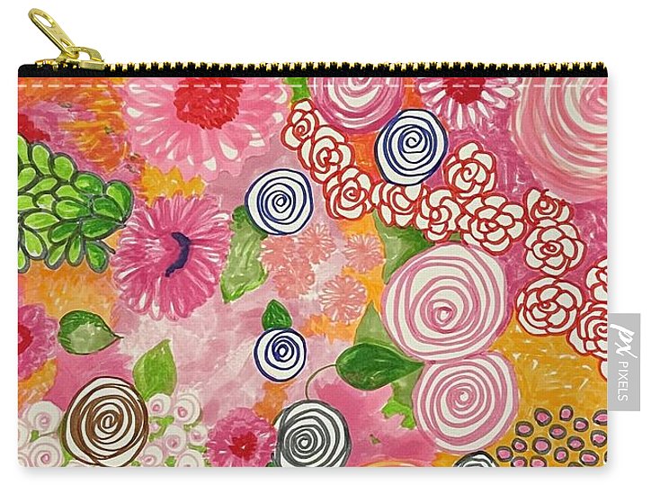 Happy Little Flowers - Carry-All Pouch