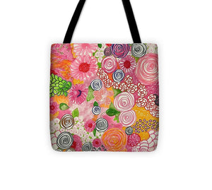 Happy Little Flowers - Tote Bag