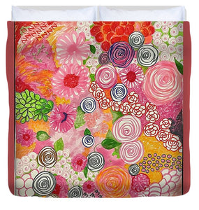 Happy Little Flowers - Duvet Cover