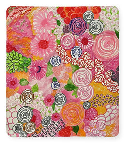 Happy Little Flowers - Blanket