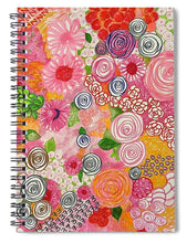 Load image into Gallery viewer, Happy Little Flowers - Spiral Notebook