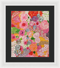 Load image into Gallery viewer, Happy Little Flowers - Framed Print