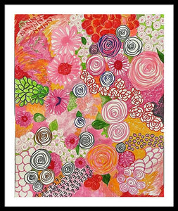 Happy Little Flowers - Framed Print