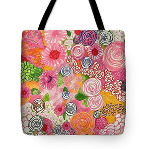 Happy Little Flowers - Tote Bag