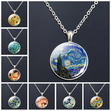 Load image into Gallery viewer, Van Gogh Artistic Pendant Necklaces