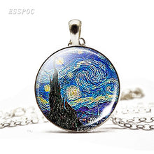 Load image into Gallery viewer, Van Gogh Artistic Pendant Necklaces