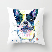 Load image into Gallery viewer, Watercolor Dog Pillow Covers