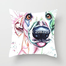 Load image into Gallery viewer, Watercolor Dog Pillow Covers