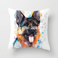 Load image into Gallery viewer, Watercolor Dog Pillow Covers