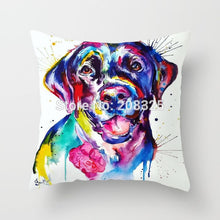 Load image into Gallery viewer, Watercolor Dog Pillow Covers