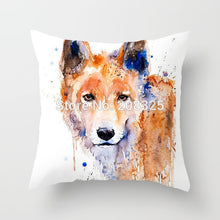 Load image into Gallery viewer, Watercolor Dog Pillow Covers