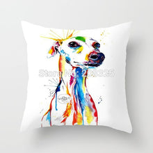 Load image into Gallery viewer, Watercolor Dog Pillow Covers