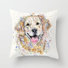 Load image into Gallery viewer, Watercolor Dog Pillow Covers
