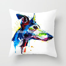 Load image into Gallery viewer, Watercolor Dog Pillow Covers