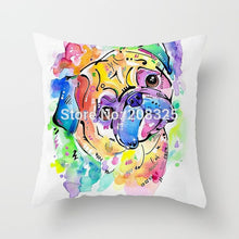 Load image into Gallery viewer, Watercolor Dog Pillow Covers