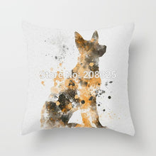 Load image into Gallery viewer, Watercolor Dog Pillow Covers