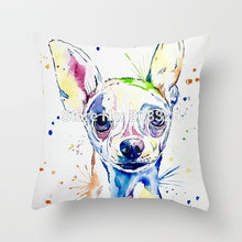 Load image into Gallery viewer, Watercolor Dog Pillow Covers