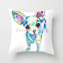 Load image into Gallery viewer, Watercolor Dog Pillow Covers