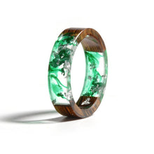 Load image into Gallery viewer, Wood Accent Resin Ring