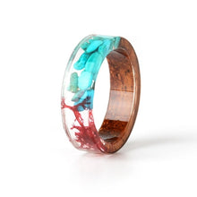 Load image into Gallery viewer, Wood Accent Resin Ring