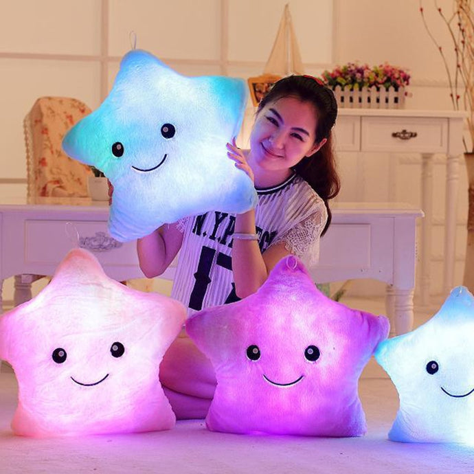 Reach for the Stars Stuffed Plush Pillow