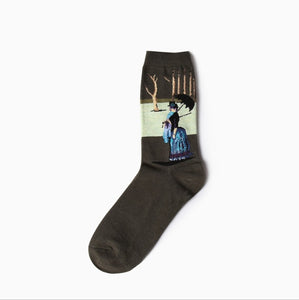 Ladies Fine Art Socks