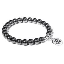 Load image into Gallery viewer, Natural Stone Bracelet with Charm