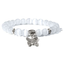 Load image into Gallery viewer, Natural Stone Bracelet with Charm
