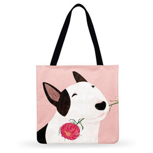 Artistic Bull Terrier Bags