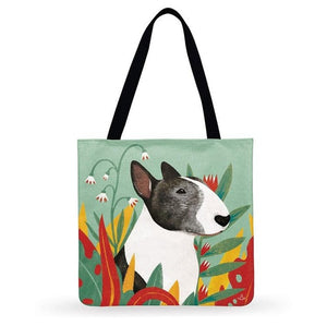 Artistic Bull Terrier Bags