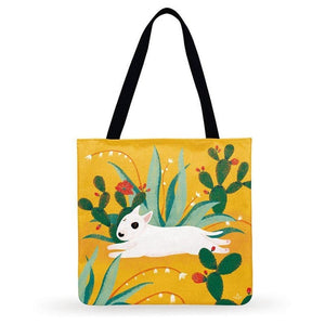 Artistic Bull Terrier Bags