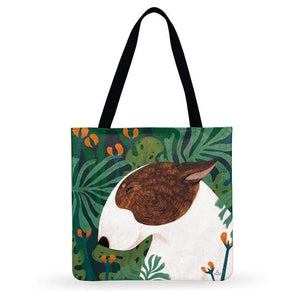 Artistic Bull Terrier Bags