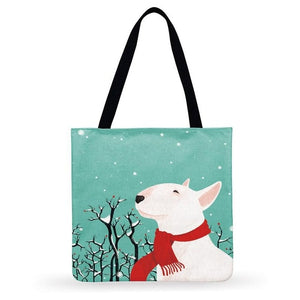 Artistic Bull Terrier Bags