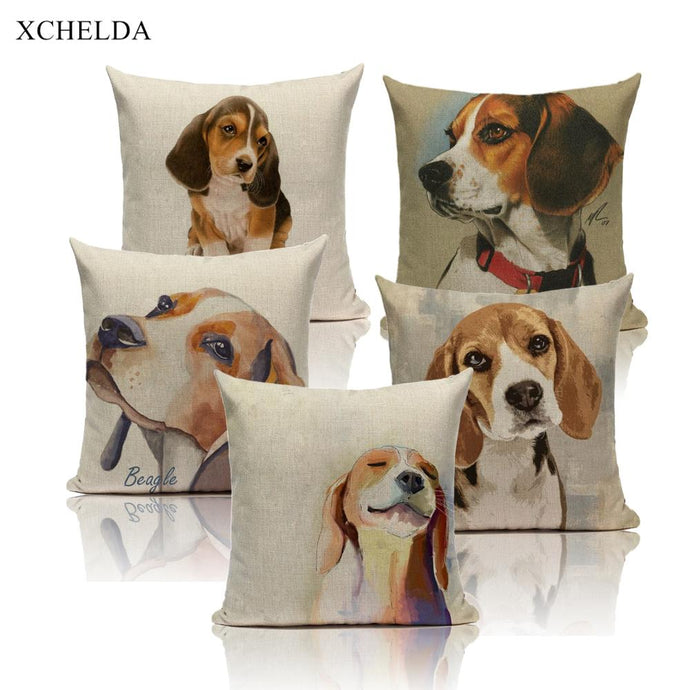 Baby Beagle Pillow Cover
