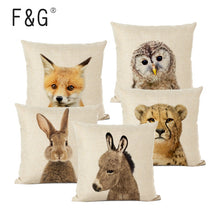 Load image into Gallery viewer, Baby Animal Pillow Covers