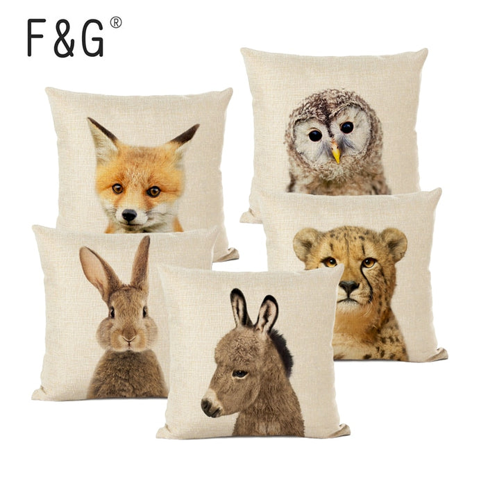 Baby Animal Pillow Covers
