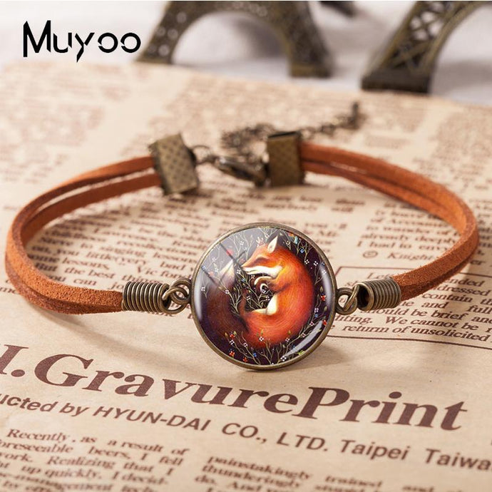 Baby Fox Leather bracelet